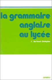 La grammaire anglaise au lycée